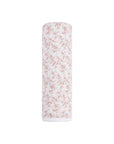 Muslin Swaddles 47"-Pink Vine Pattern