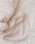 Muslin Swaddles 47"-Vine Pattern Pink