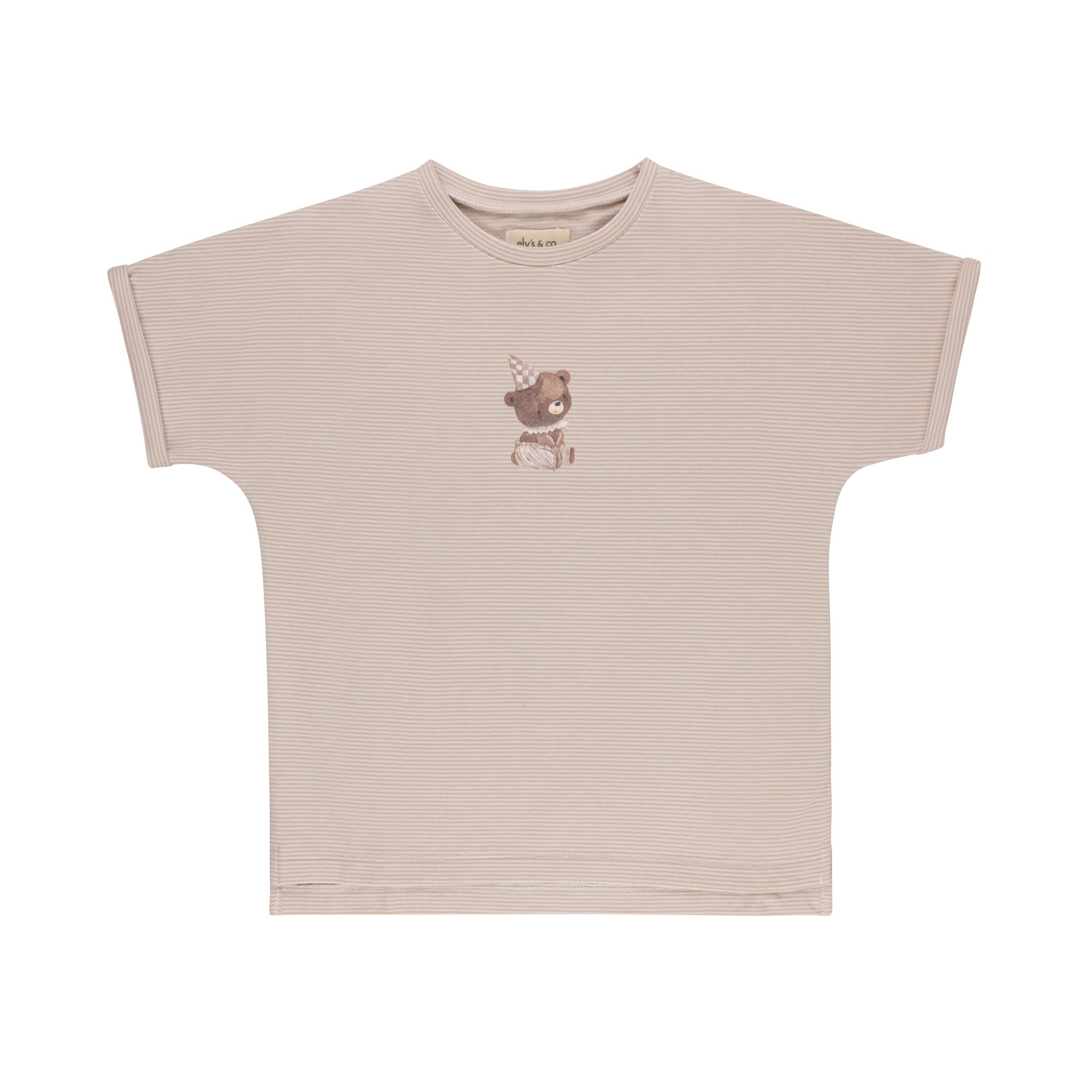 Organic French Terry Little Tee- Bear Collection