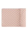 Pink Diamond Floral Muslin Swaddle