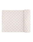 Pink Diamond Floral Muslin Swaddle 2