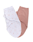 Pink Stars Adjustable Swaddle Blanket