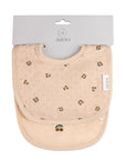 Pink premium bib set packaging