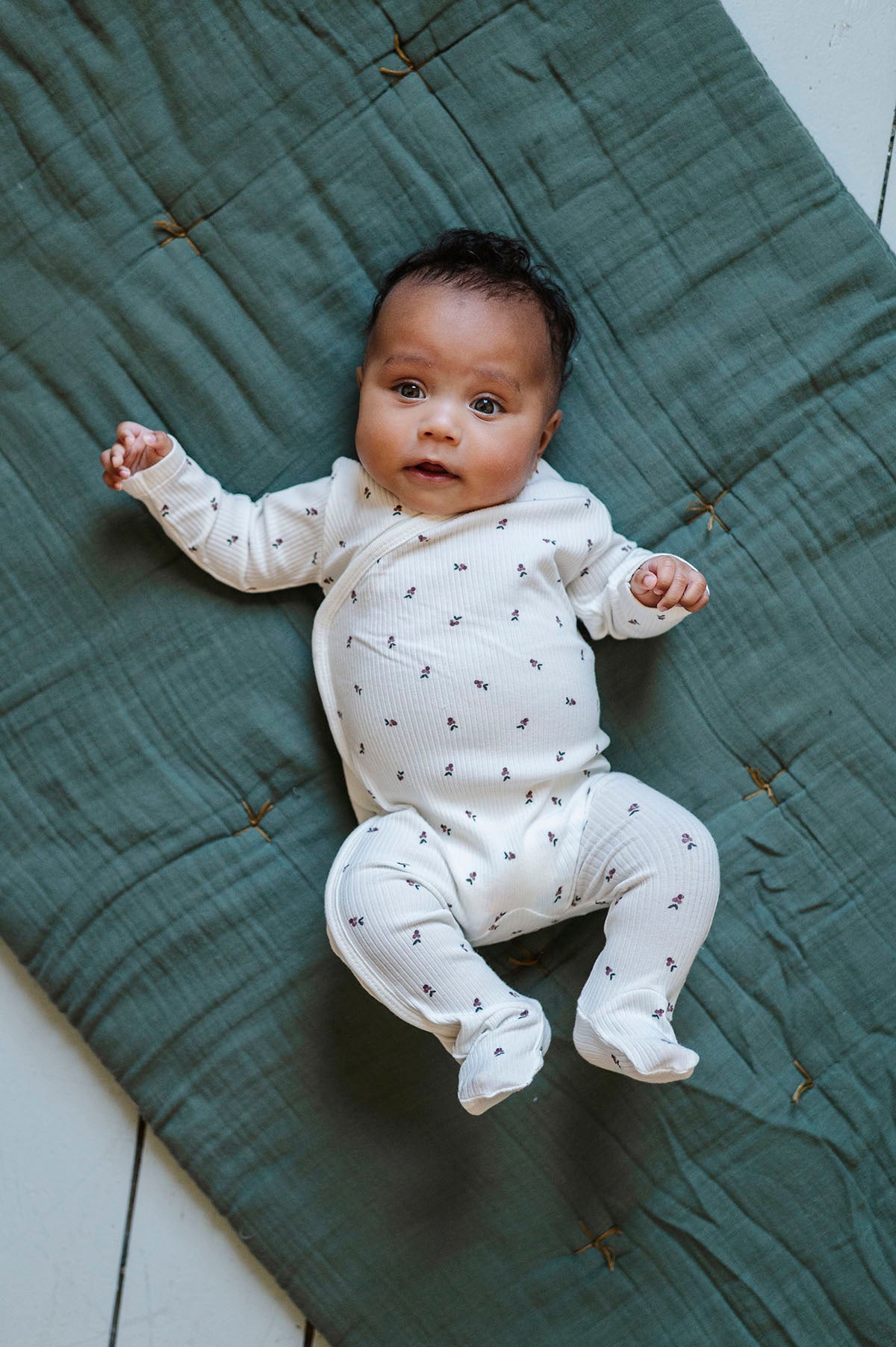 Plum Berry Zipper Footie