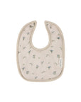 Tan gingko Muslin terry bib
