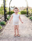 Jersey Cotton - Printed Ginkgo Collection - Tank + Bloomer Set - Boys
