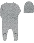 French Terry Blooms Collection - Footie + Beanie