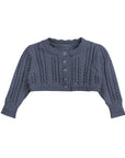 Cable Pointelle Flat Collection - Cardigan