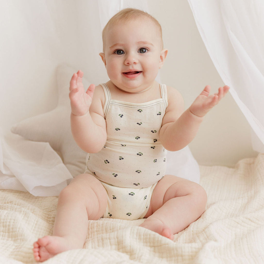 cherry infant undershirts