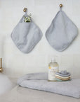 cotton terry washcloths Blue