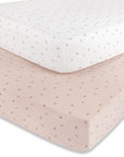 flexible-fit floral crib sheet bedding