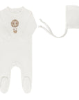 French Terry Hot Air Balloon Collection - Footie + Bonnet