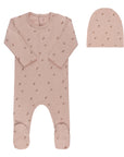 Floral Print Collection - Footie + Beanie