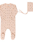 Garden Floral Print Collection - Footie + Bonnet