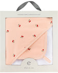Pink Cherries Hooded Towel & Washcloth