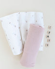 2 Pack Cotton Muslin Swaddle Blanket