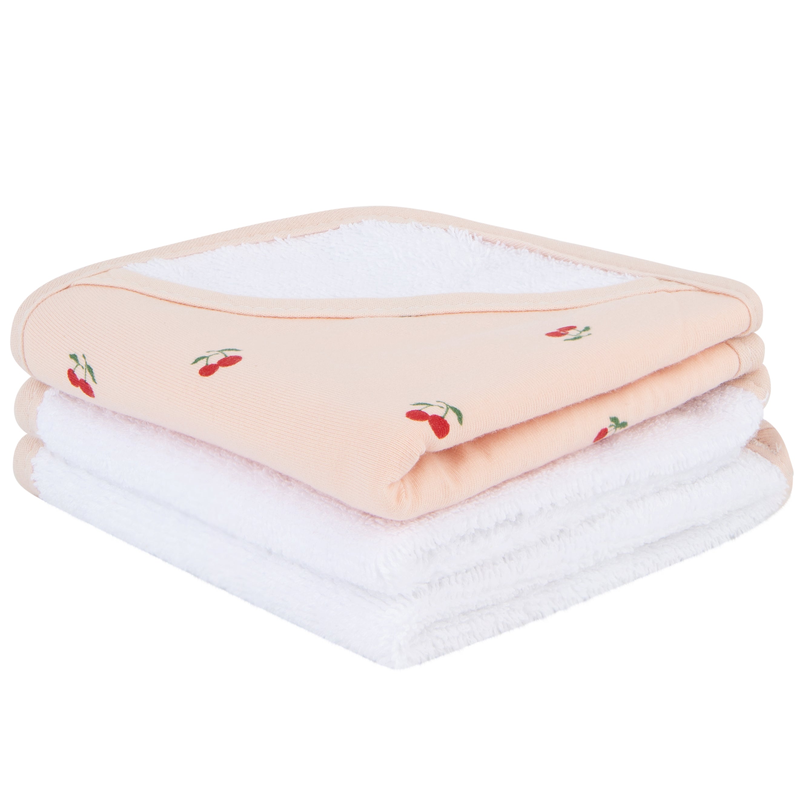 3 pack Washcloths - Pink Cherries