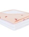 3 pack Washcloths - Pink Cherries