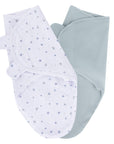 Blue Stars Adjustable Swaddle Blanket