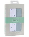 Blue Stars Adjustable Swaddle Blanket packaged