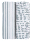 Blue Waterproof Changing Pad Cover | Cradle Sheet Set
