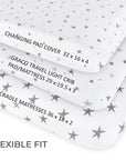Waterproof Changing Pad Cover | Cradle Sheet Set