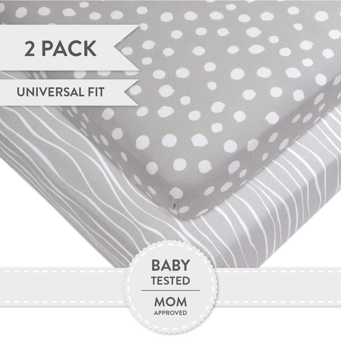 versatile soft Grey & White Abstract sheet set