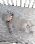 Versatile soft Grey & White Abstract sheet set