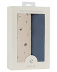2 Pack Cotton Muslin Swaddle Blanket - Blue Garden Flower