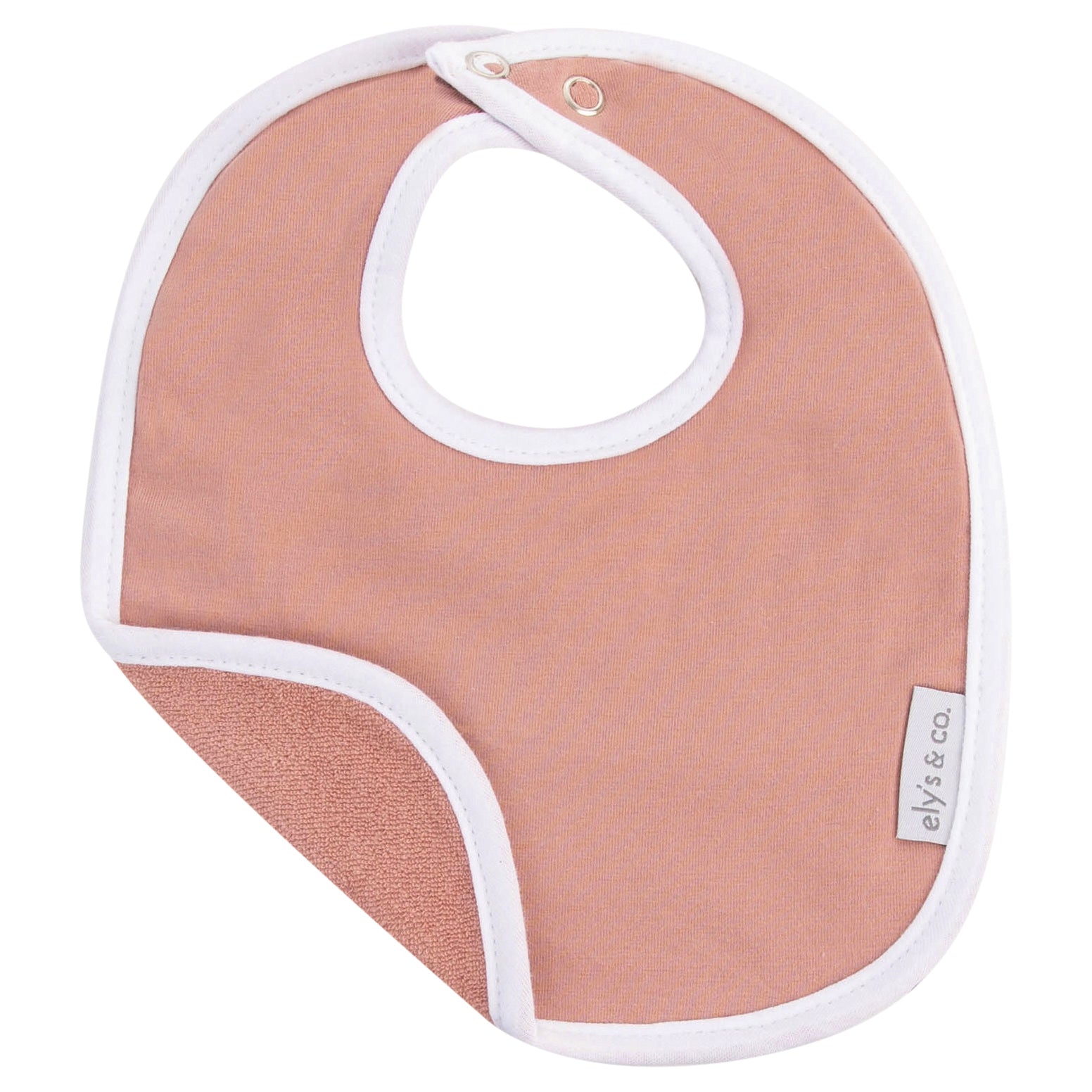 Dusty Rose Jersey Terry Bib reverse