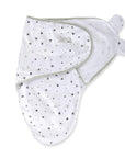 Grey Stars Adjustable Swaddle Blanket