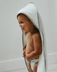 Sage Pears Hooded Towel & Washcloth