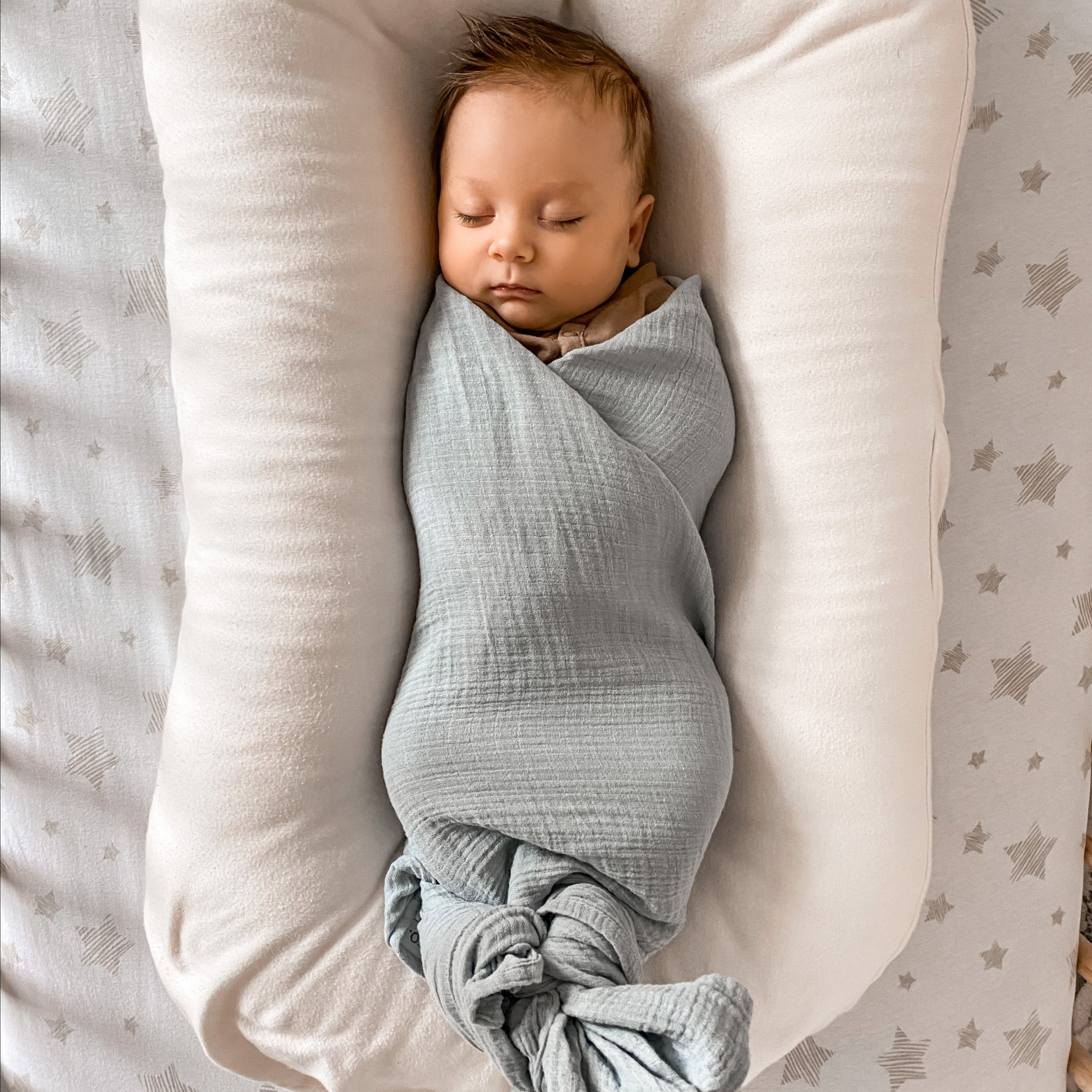 2 Pack Cotton Muslin Swaddle Blanket