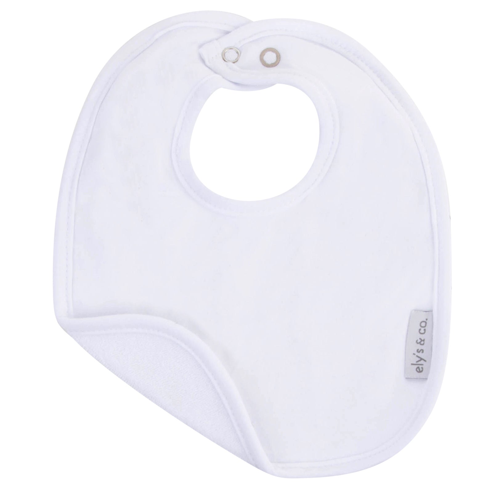Jersey Terry Bib - White