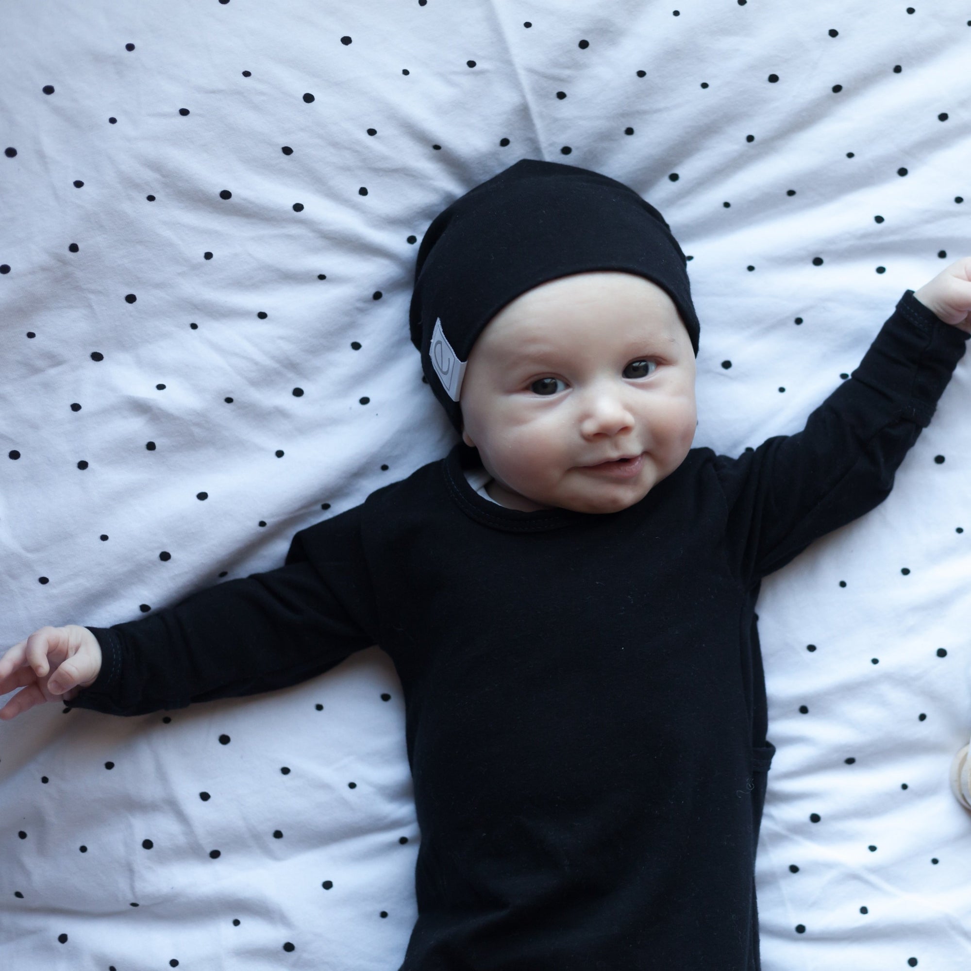 Modern Monochrome Baby Crib Bedding