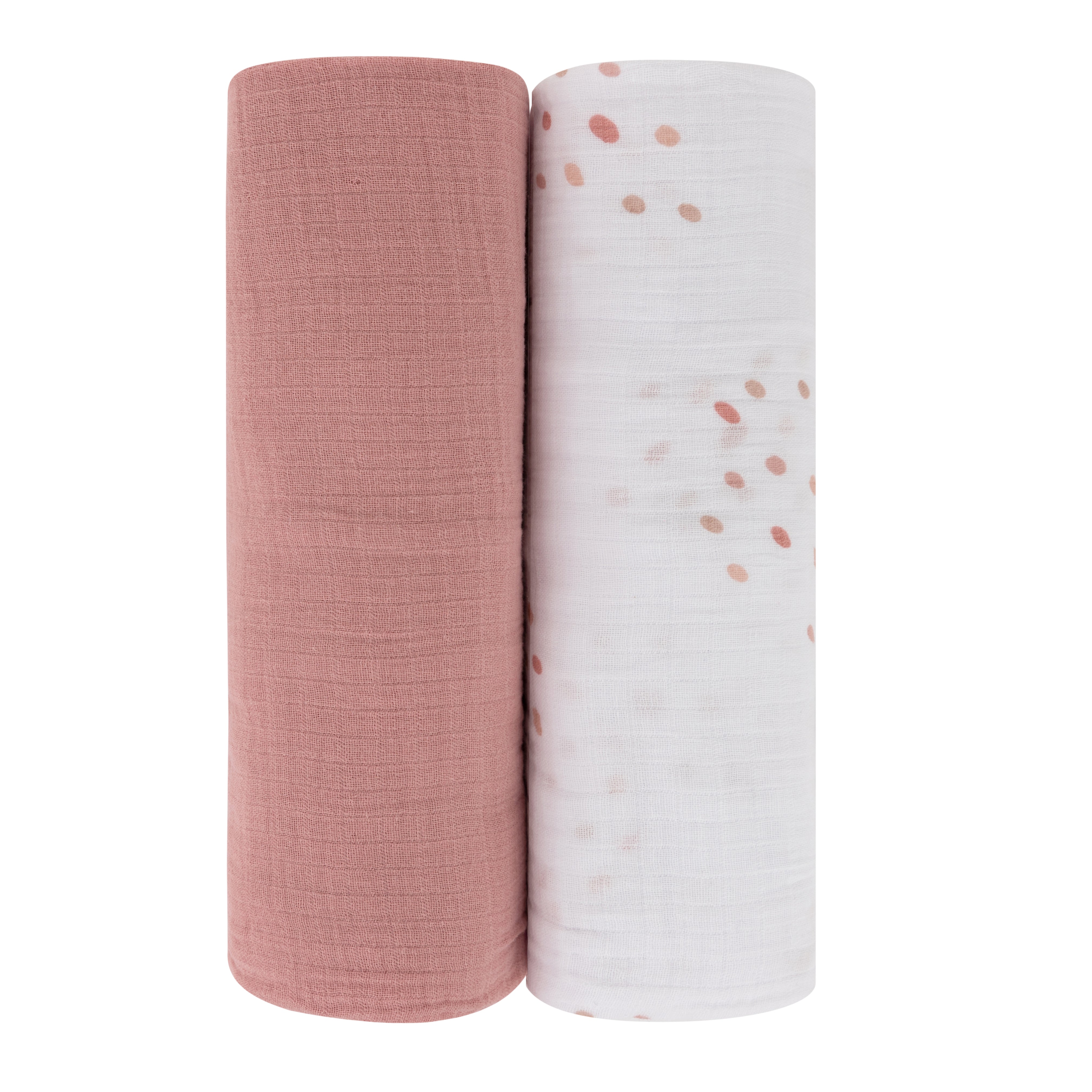 2 Pack Cotton Muslin Swaddle Blanket
