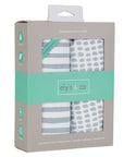 Packaged Blue Waterproof Changing Cover
