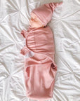 Pink Stars Adjustable Blanket swaddle