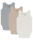 3 Pack Ribbed Undershirts