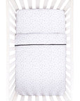 Stylish Black and White Crib Bedding Trio