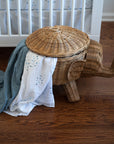durable muslin swaddle - Blue Raindrops