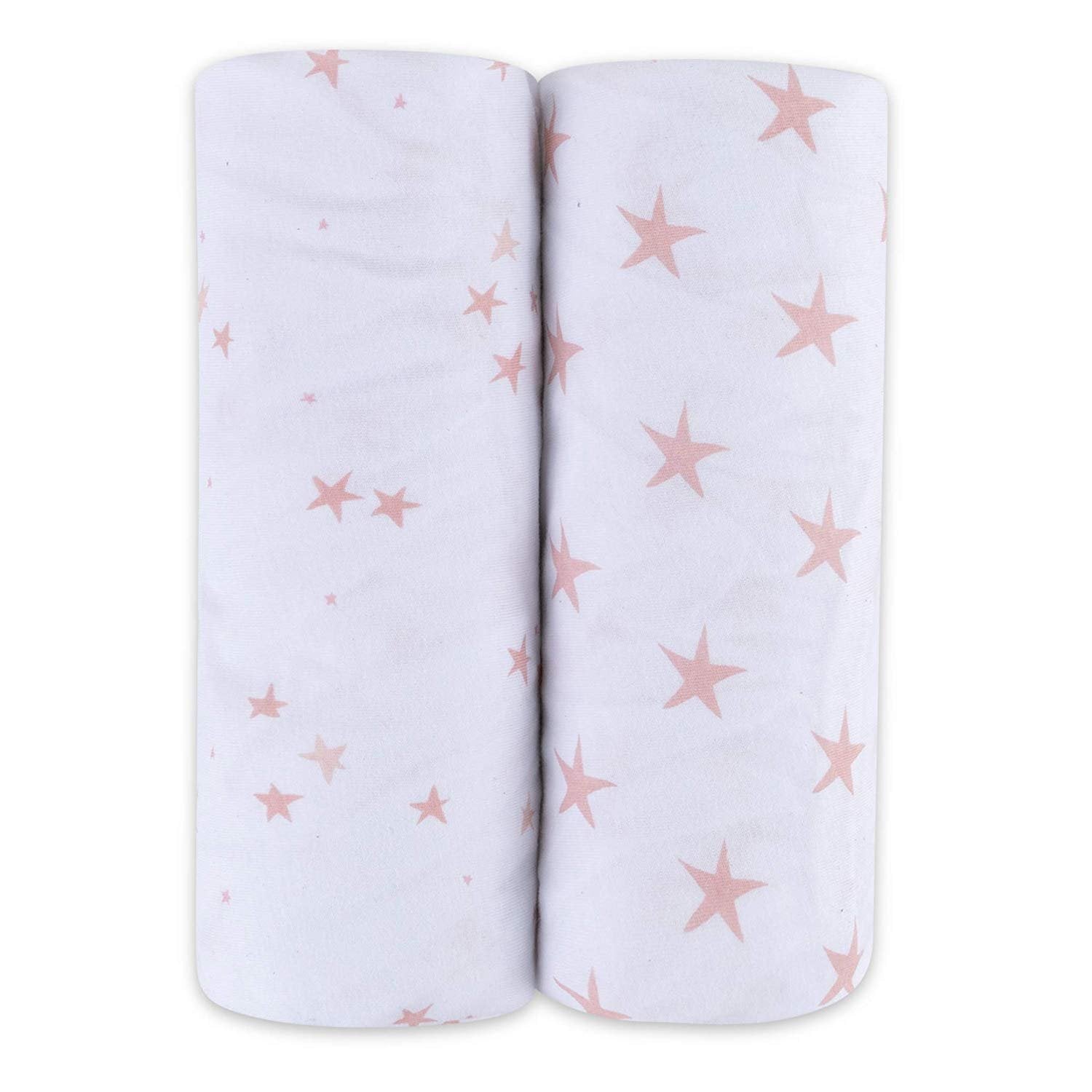 Pink Stars Changing Pad Cover Cradle Sheet Set – Ely's