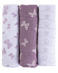 3 Pack Cotton Muslin Swaddle Blanket