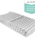 Waterproof Plush Changing Pad Cover
