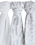 grey muslin swaddle blanket