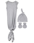 Knot Wearable Blanket, Knot Hat & Mitten Set