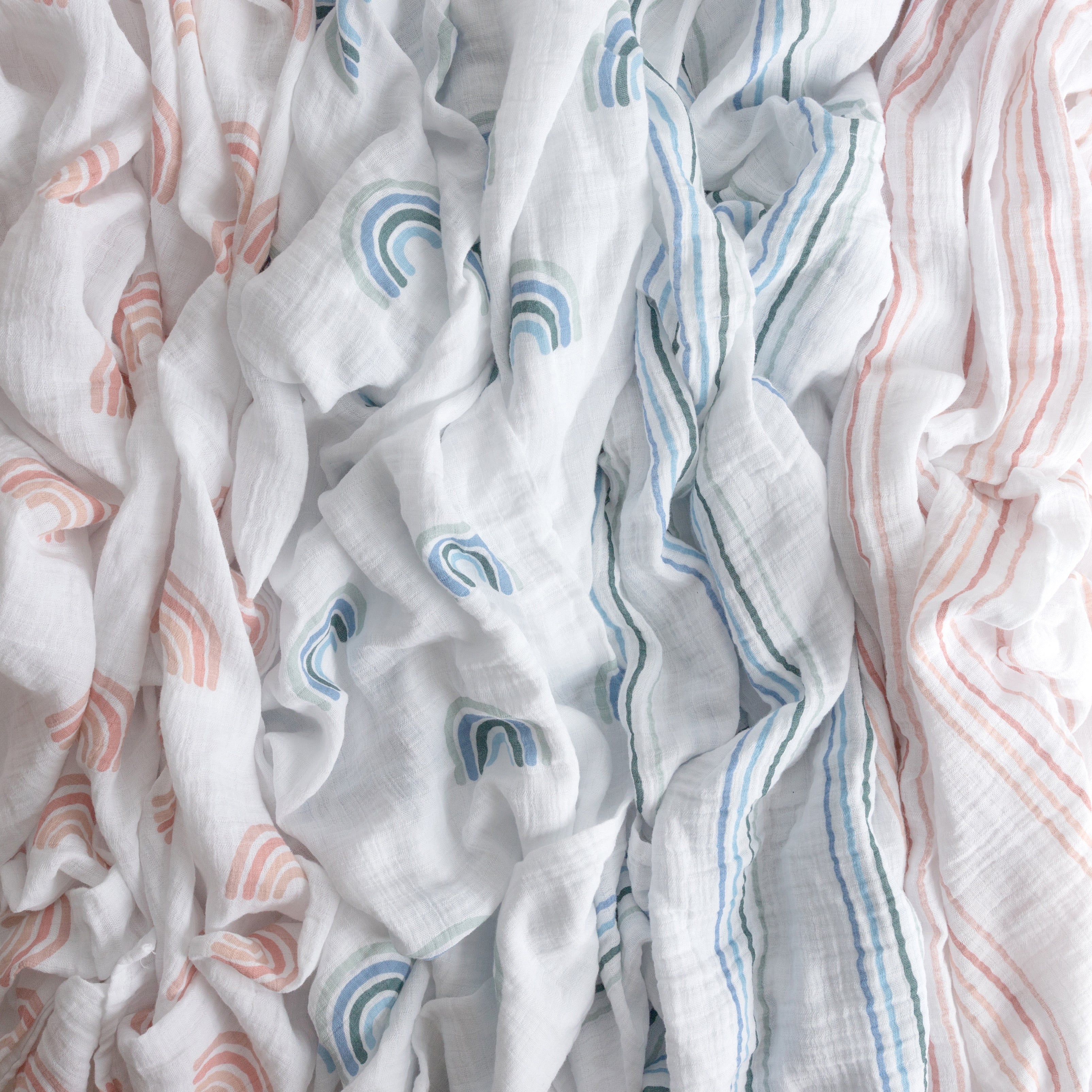 2 Pack Cotton Muslin Swaddle Blanket