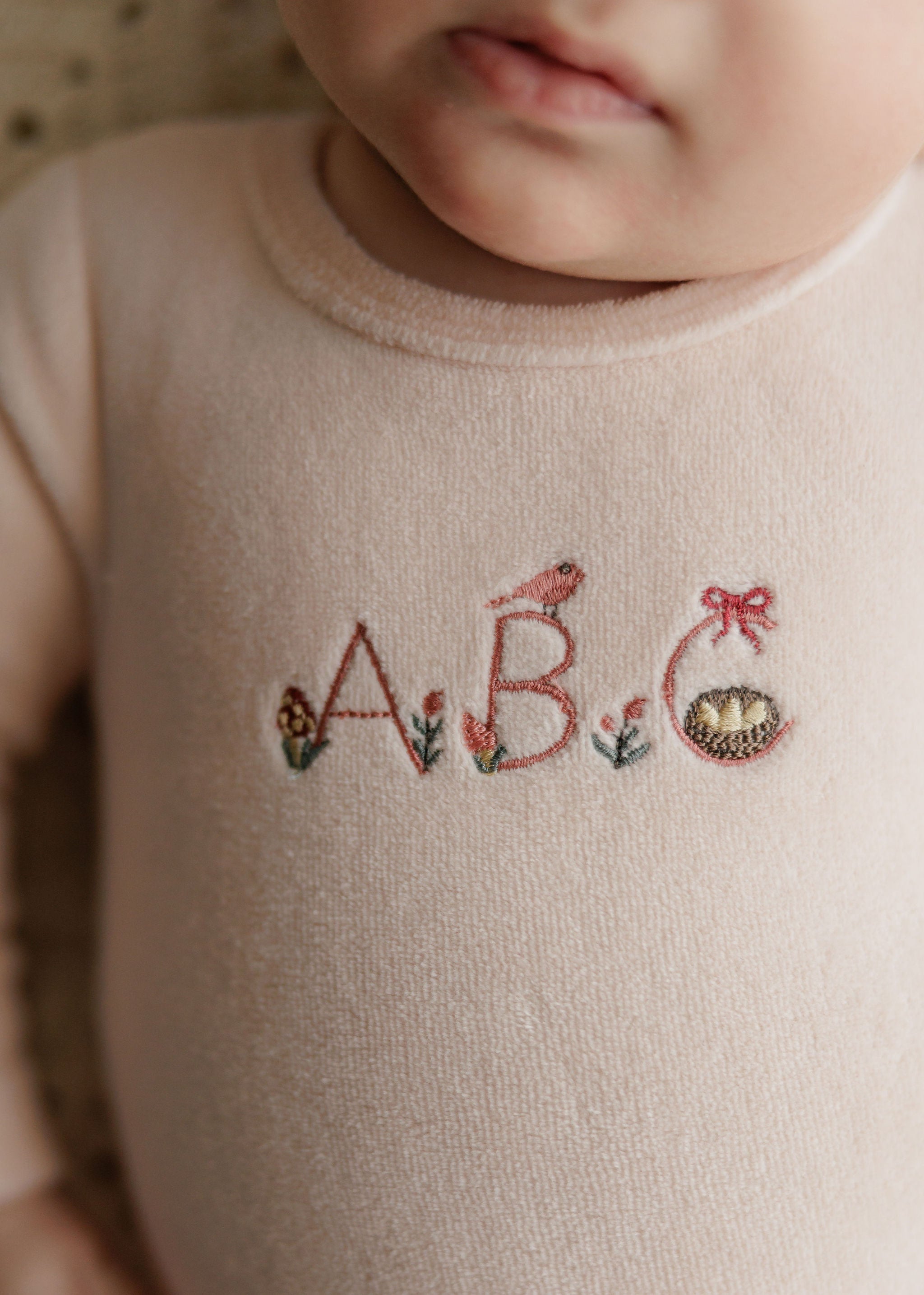 Embroidered ABC Collection