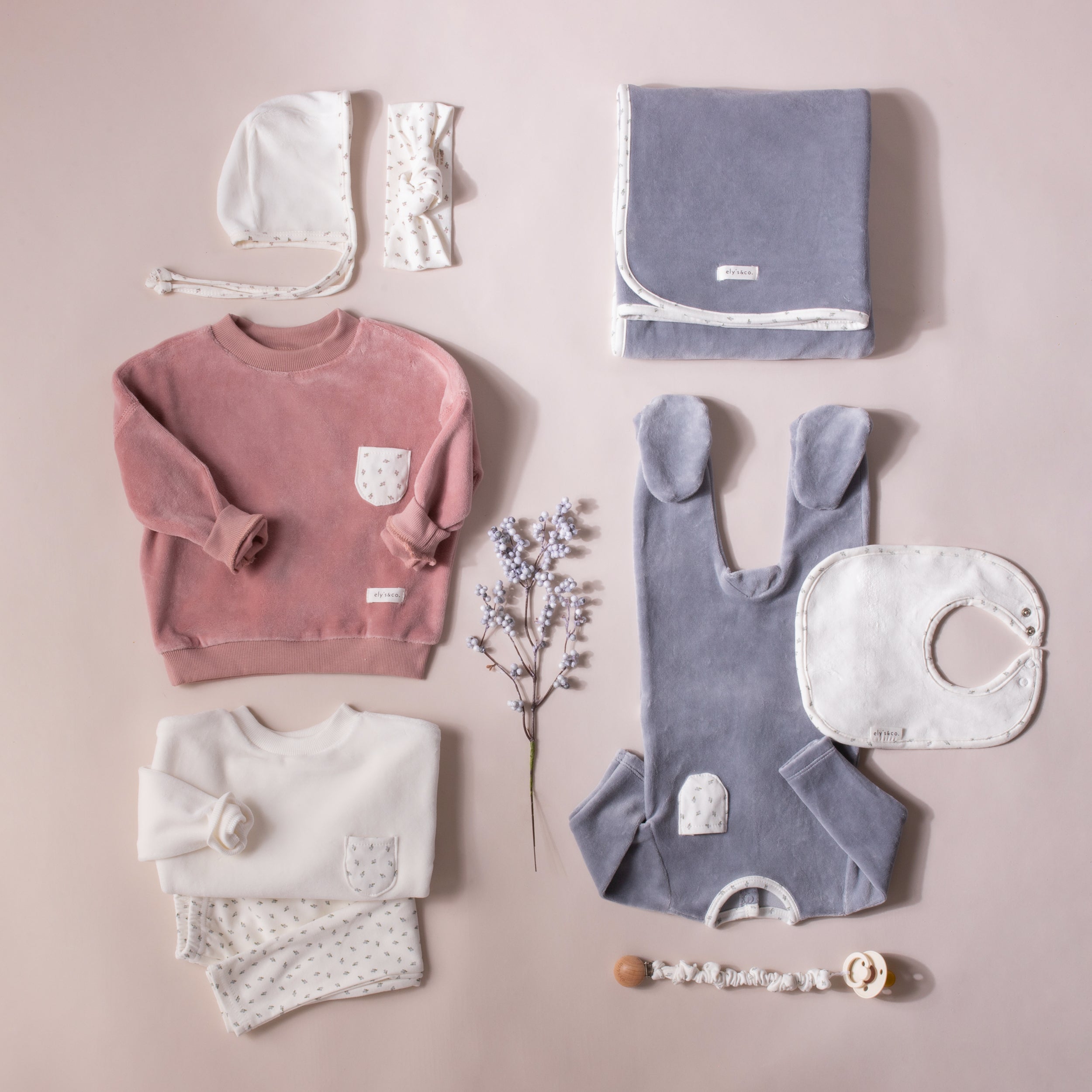 Tiny Flower Velour Collection