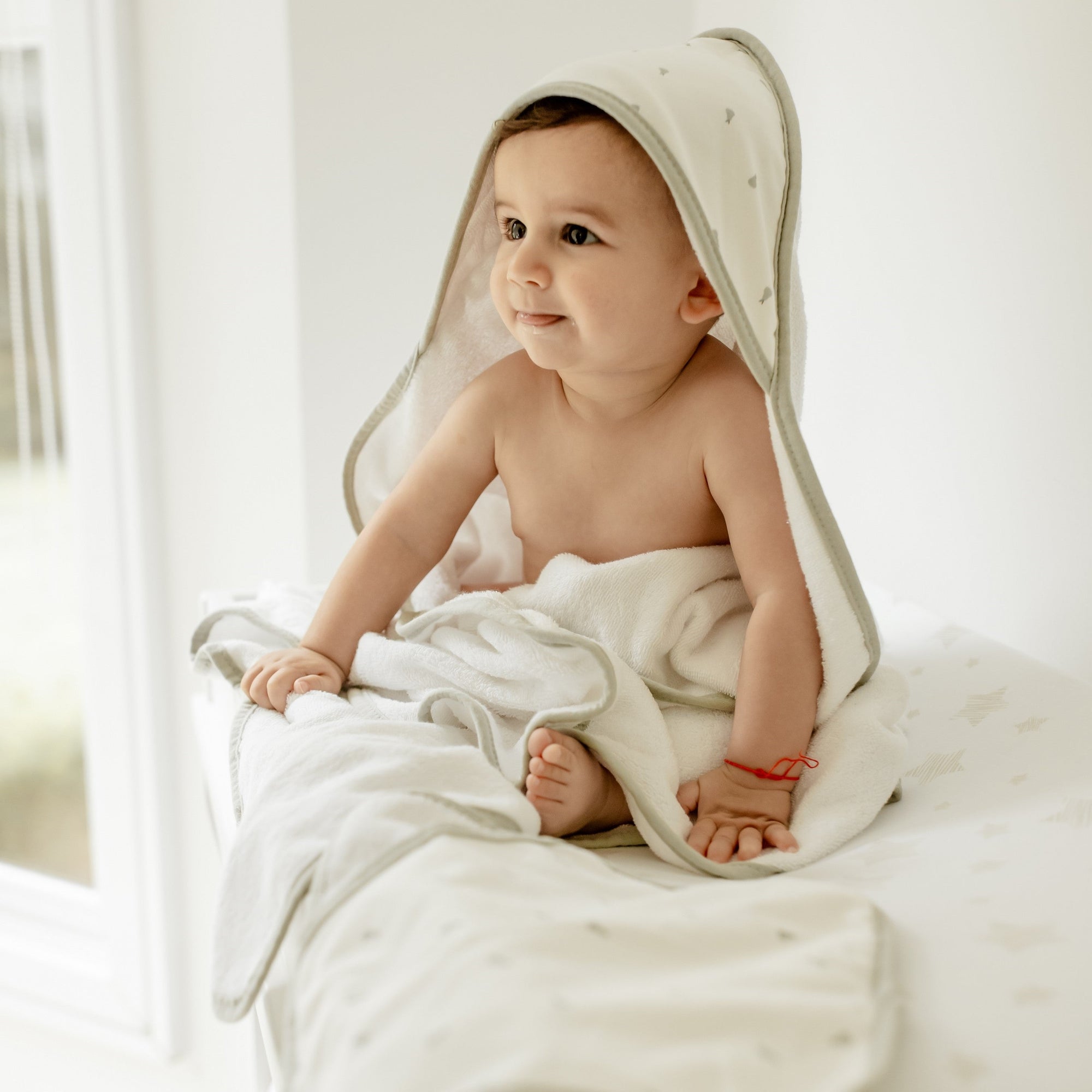 Hooded Towel & Washcloth - Ely's & Co.